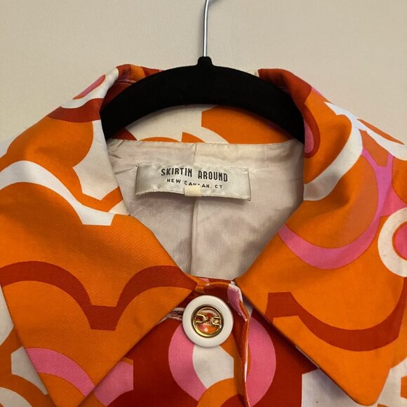 Orange Groovy MOD Coat - Picture 8 of 11